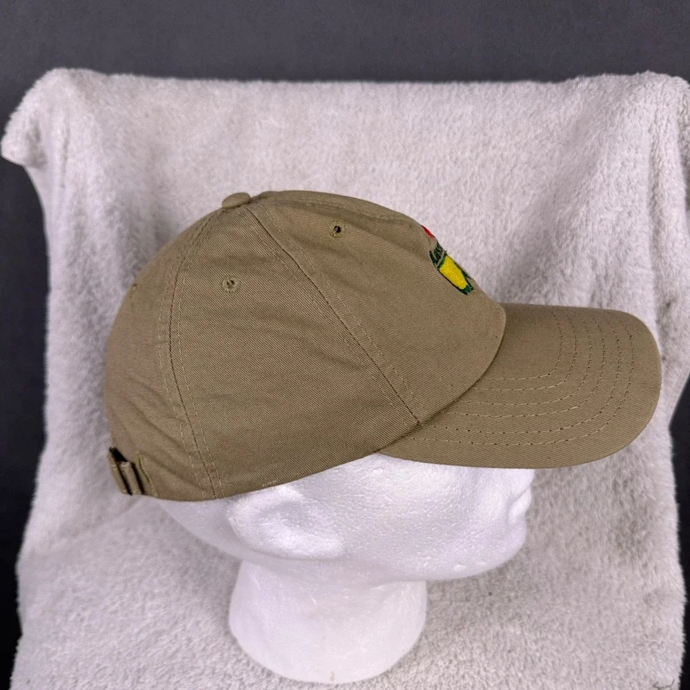 Masters Mens Golf‎ Hat Adjustable Cotton American Needle Augusta National Tan
